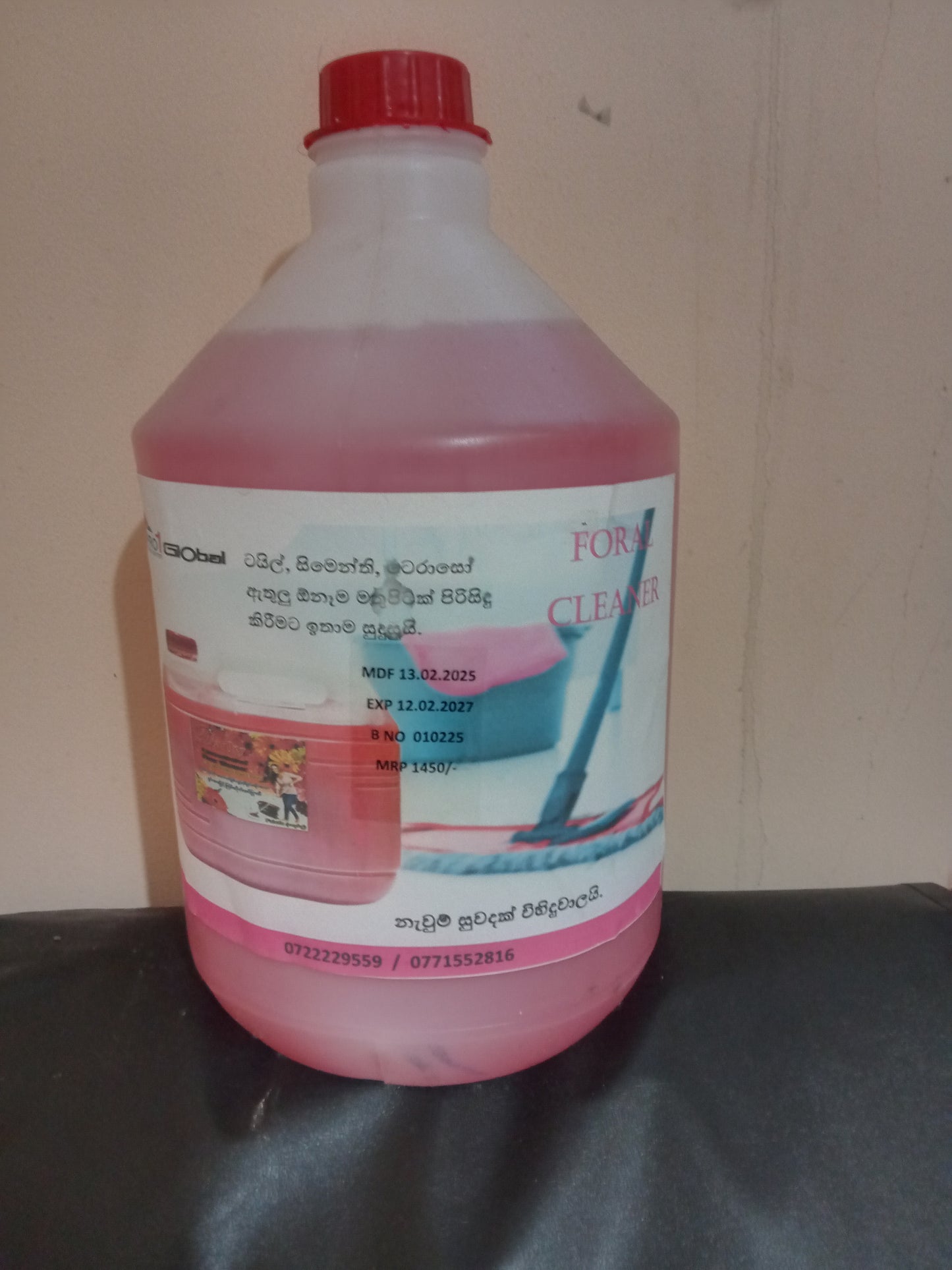 Cleaning materials for domestic use