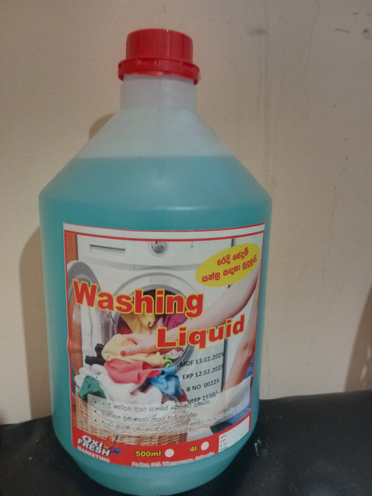 Cleaning materials for domestic use, washing liquid 4L